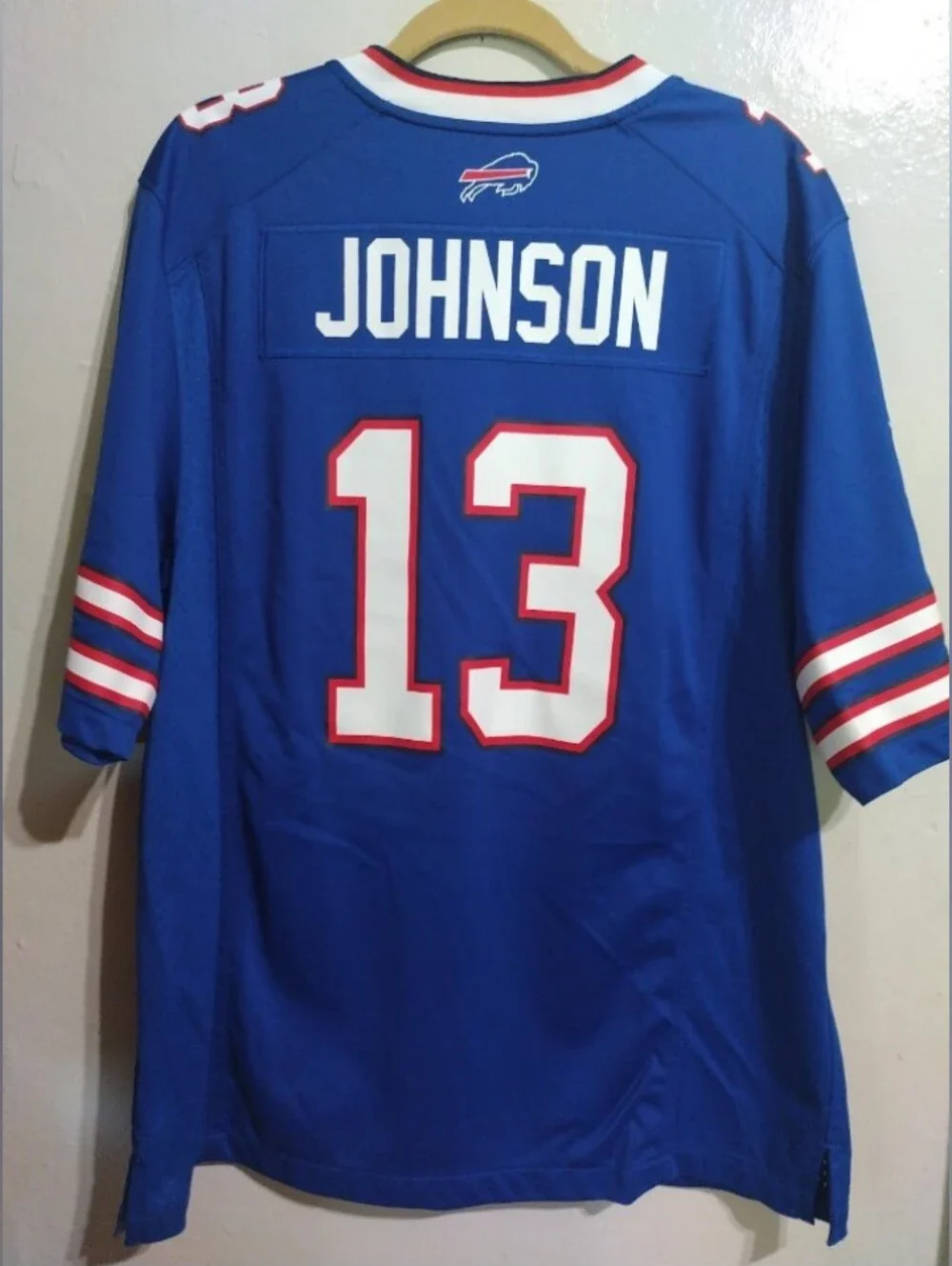 Buffalo Bills Stevie Johnson Men's Nike Elite Jersey Sz L NFL Excellent Conditio